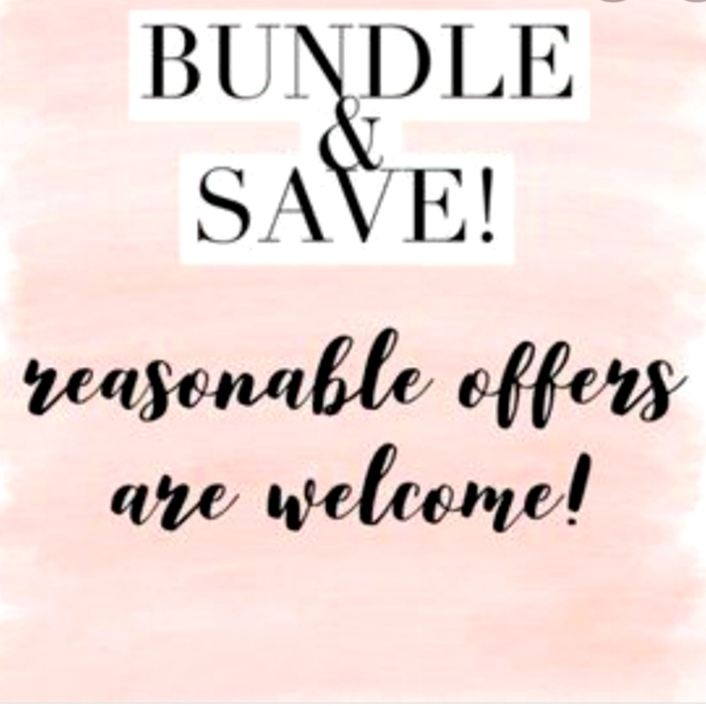 Bundle & Save . 🙂 reasonable offers will be accepted.